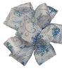 Kirkland Signature Wire Edged Elegant Snowflake Ribbon 50 yards x 1.5 inches
