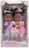 Celebrating Twins 15" Little Twincess African American Twins Turn One