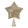 16" Pre-Lit Decorative LED Tree Topper, 5-Point Star (Gold)