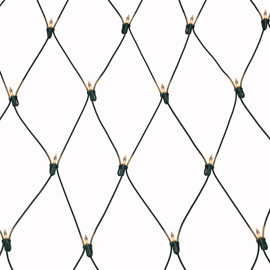 Holiday Living 6 ft x 4 ft Clear Corded Net Lights 150 Count