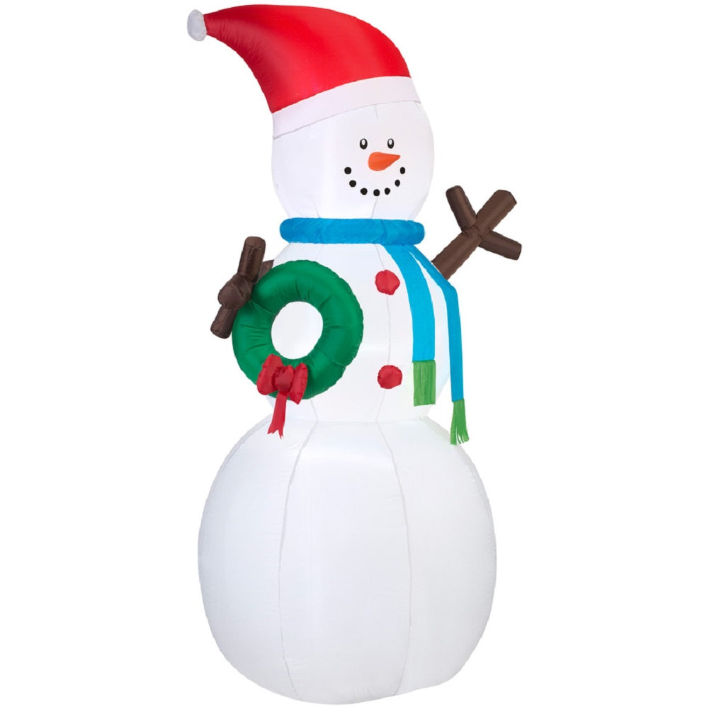 Holiday Living 6.98-ft Lighted Airblown Snowman Christmas Inflatable Item 783231 Model 39572