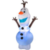 Disney Gemmy Lighted Olaf Christmas Inflatable with Swirling Colors of Light Indoor/Outdoor Decoration