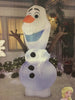 Disney Gemmy Lighted Olaf Christmas Inflatable with Swirling Colors of Light Indoor/Outdoor Decoration