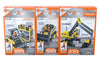 HexBUG VEX Robotics YELLOW Construction Machinery STEM Construction Kit 3-Piece