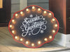 Gemmy 80486 Prelit Vintage Sign Chalk Seasons Greetings