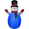 Holiday Living Projection LightRibbon Airblown Snowman Inflatable
