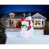 Holiday Living  Airblown Snow Couple Snowman Inflatable 10.5 Ft Tall