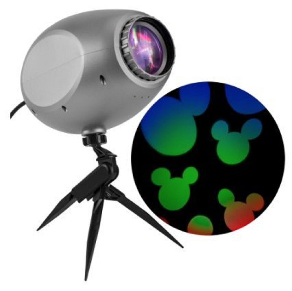 Disney Mickey Mouse Cascading Lights LED Projection Spotlight Christmas Multi-Colored