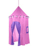 HearthSong 6-Foot Lighted Hideaway Canopy and Backyard Play Space Pink