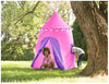 HearthSong 6-Foot Lighted Hideaway Canopy and Backyard Play Space Pink