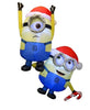 Despicable Me 5-ft Lighted Stuart and Bob Hanging Minion Christmas Inflatable