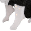 Home Accents Holiday 30 in. Pre-Lit Tinsel Dog with Santa Hat