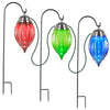 LED Lightshow Multicolor Shooting Star Pathway Ornaments (Set of 3)