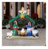 Home Accents Holiday 7 ft Lighted Nativity Scene Airblown Inflatable