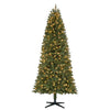 Home Accents Holiday 7 ft. Pre-Lit LED Benjamin Fir Quick-Set Artificial Tree