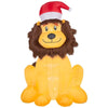 Home Accents Holiday 6' Lighted Lion Airblown Inflatable