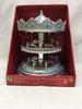 Home Accents Holiday LED Musical Revolving Carousel 2 Tiers with Horses Plays 8 Songs