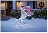 Home Accents Holiday 42 inch Christmas Cool White LED Poodle with Presents
