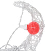 Home Acents Holiday 25.5 in. Warm White LED PVC Dog with Holiday Bulbs