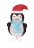 Home Accents Holiday 30-inch Toasty Tinsel Lighted Collapsible Penguin
