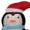 Home Accents Holiday 30-inch Toasty Tinsel Lighted Collapsible Penguin