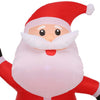 Home Accents Holiday 6.5FT LED Santa and Friends Airblown Inflatable