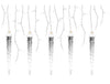 LED LightShow 11 in. 5- Christmas Icicle Light String Shooting Star (White)