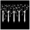 LED LightShow 11 in. 5- Christmas Icicle Light String Shooting Star (White)