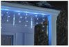 LED LightShow 11 in. 5- Christmas Icicle Light String Shooting Star (White)
