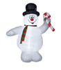 Gemmy Frosty the Snowman Holding a Candy Cane 9 FT Airblown Inflatable