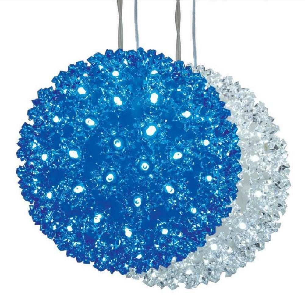 GE Color Choice Dual Color 100 LED Super Spheres Blue Cool White 2 ct
