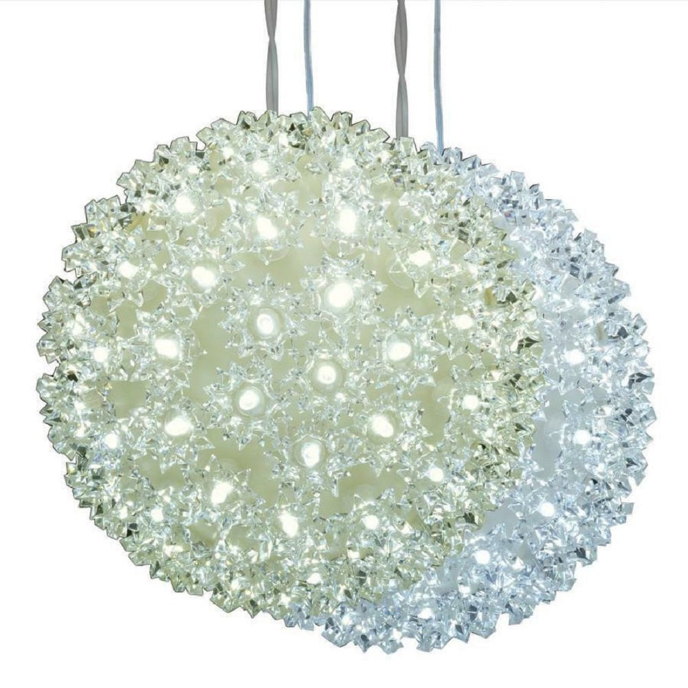 GE Color Choice Dual Color 100 LED Super Spheres Warm Cool White 2 ct