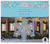 Orchestra of Lights 18" LED Hanging Snowflakes with 24 Color Changing Lights