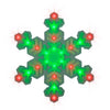 Orchestra of Lights 18" LED Hanging Snowflakes with 24 Color Changing Lights