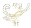 Holiday Living Lighted Metallic Buck Sculpture with White LED Lights