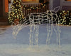 Holiday Living Lighted Metallic Grazing Doe 4 Foot 3 Inch  x 12 Inch x 37 inch