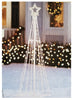 Holiday Living 6 FT Cone Tree Pre-Lit with White LED Lights