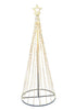 Holiday Living 6 FT Cone Tree Pre-Lit with White LED Lights