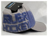 Bauer New Era 39THIRTY Vertical Men's Cap Gray with Blue Logo (S-M)