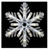 GE Random Sparkle 10-Count 150 Light Snowflake Icicle-Style Lights, Clear