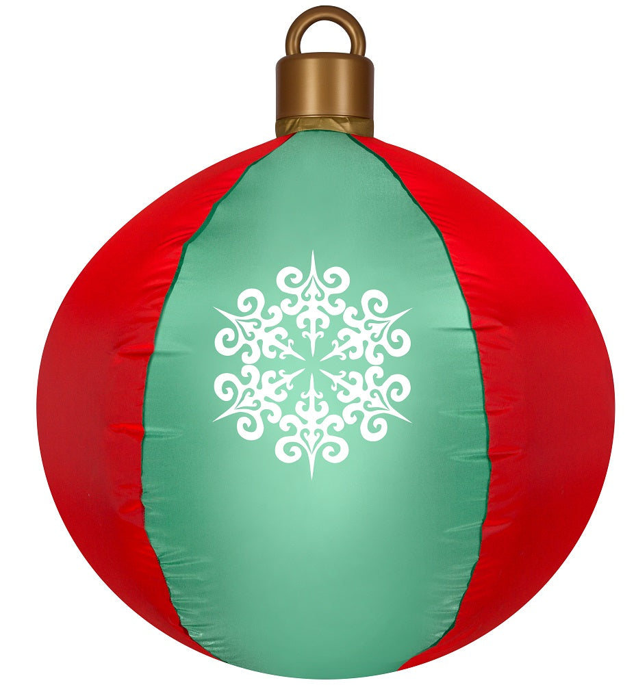 Holiday Time 2.5 FT Tall Hanging Ball Ornament, Red/Green