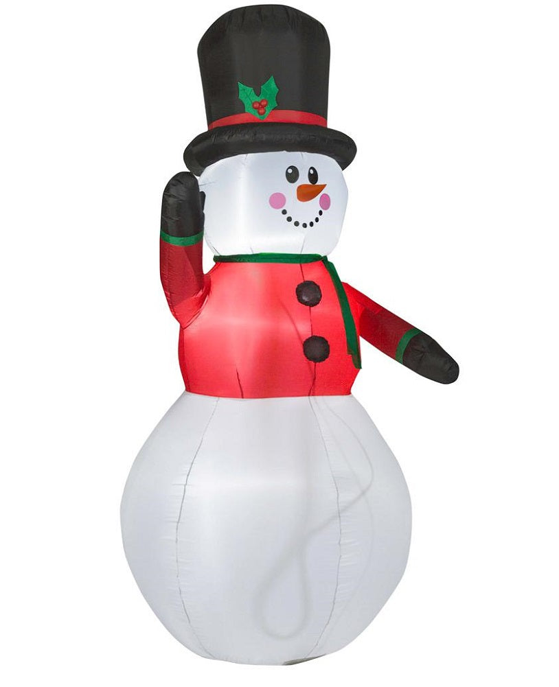 Home Accents Holiday 9 ft Giant LED Snowman Airblown Inflatable