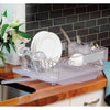 Polder 4-Piece Stainless-Steel Dish Rack Set