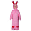 Warner 6 FT Pre-lit Inflatable Ralphie with Pink Plush Fuzzy Bunny Suit Airblown