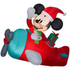 Airblown Holiday 4.5 FT Pre-Lit Hanging Inflatable Mickey in Plane Scene