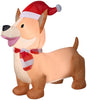 Holiday Time Inflatable Corgi with Santa Hat 3.5 FT Tall