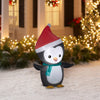 Holiday Time Airblown Inflatable Penguin with Santa Hat 4 FT