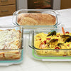 Glasslock 6-piece Rectangle Clear Glass Lidded Bakeware & Storage Set