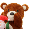 6.5 FT Pre-lit Santa with Teddy Bear on Motorcycle Airblown Inflatable
