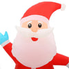 Home Accents Holiday 6.5FT LED Santa and Friends Scene Airblown Inflatable